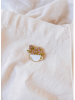 Mimi and August Bloom Cup Enamel Pin