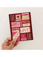 Almeida Illustrations Perfect Match Love Card