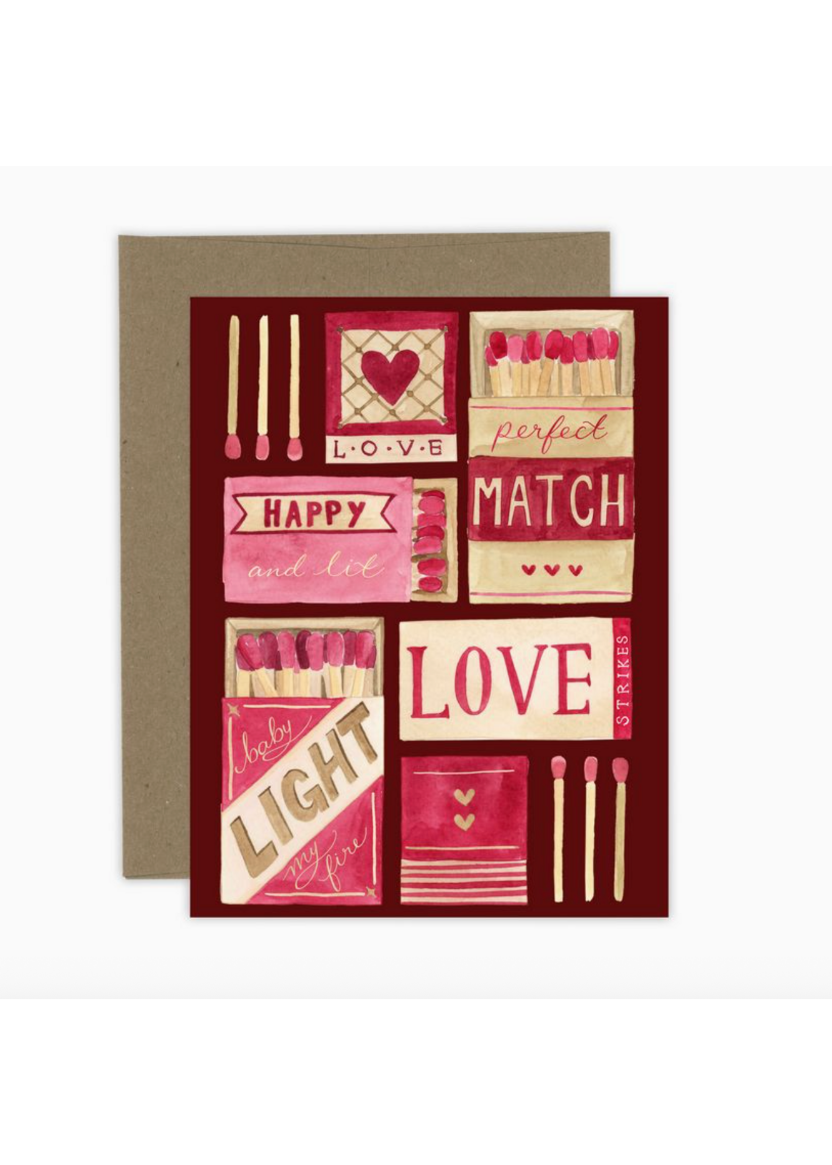 Almeida Illustrations Perfect Match Love Card