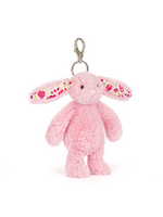 Jellycat Blushkin Blossom Bunny Bag Charm Jellycat