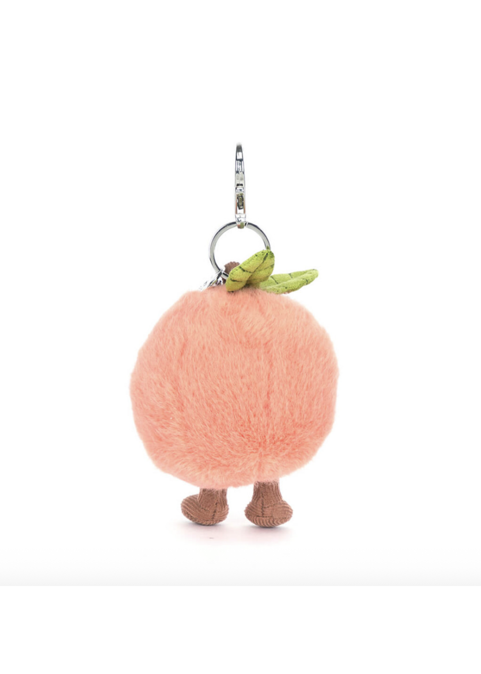 Jellycat Amuseables Peach Bag Charm Jellycat