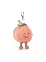 Jellycat Amuseables Peach Bag Charm Jellycat