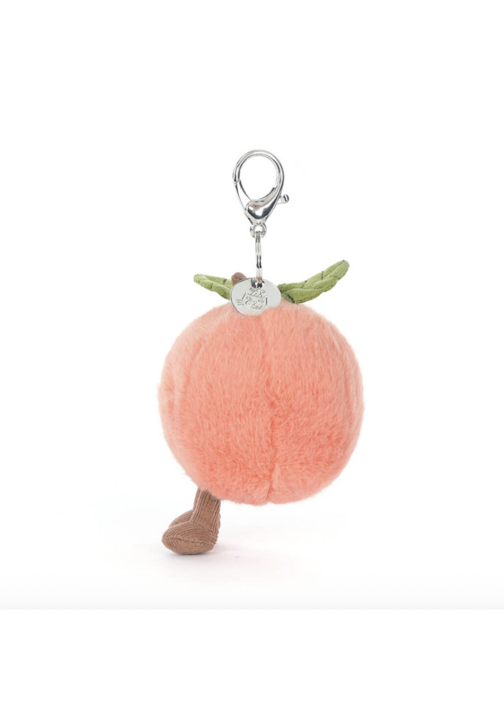 Jellycat Amuseables Peach Bag Charm Jellycat