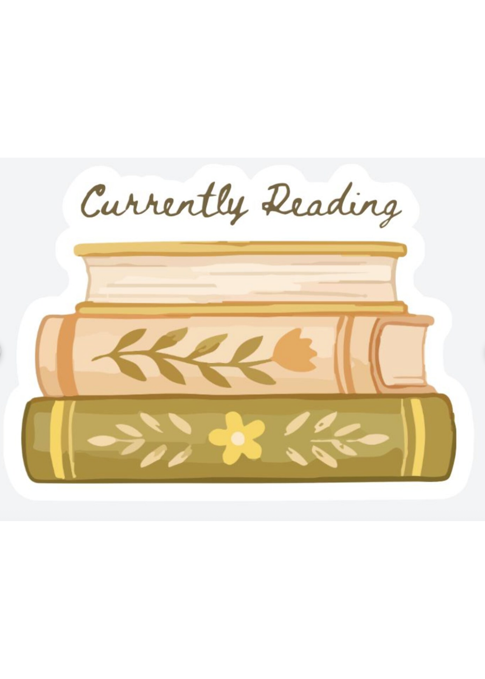 Celestial North Studio Currently Reading Sticker