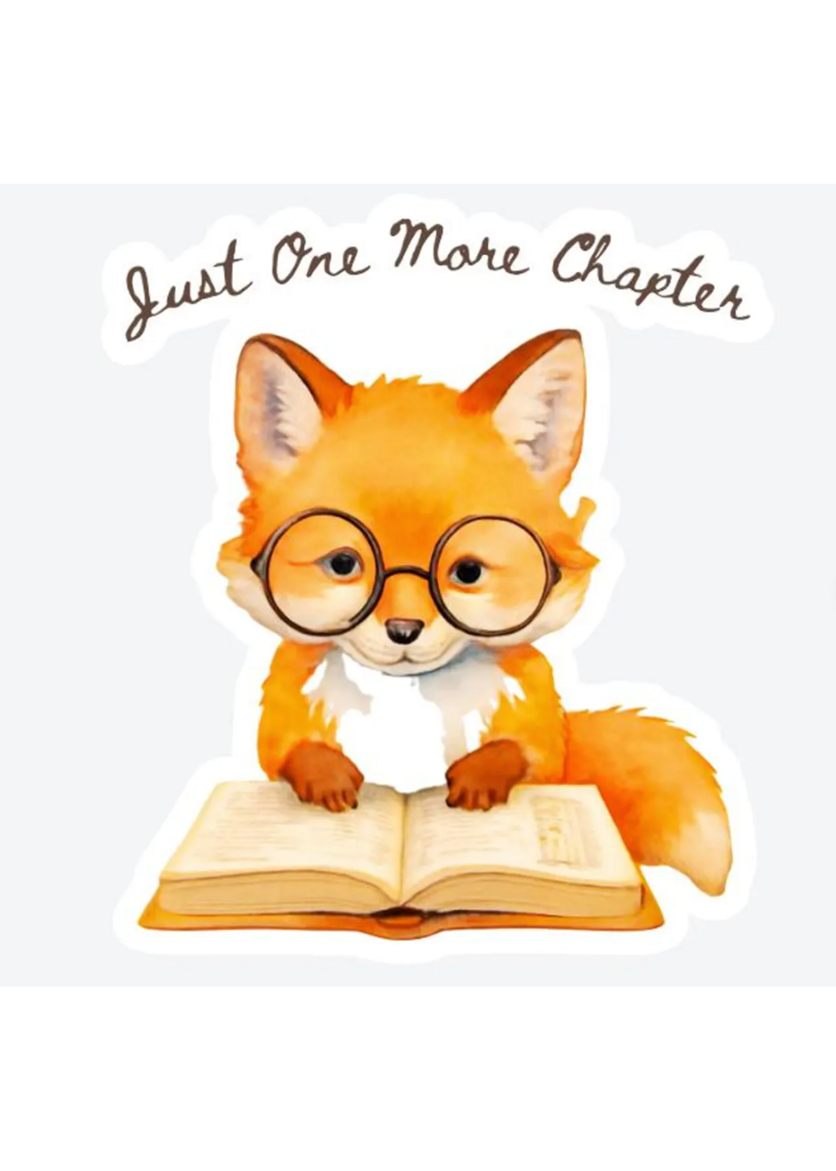 Celestial North Studio Just One More Chapter Sticker