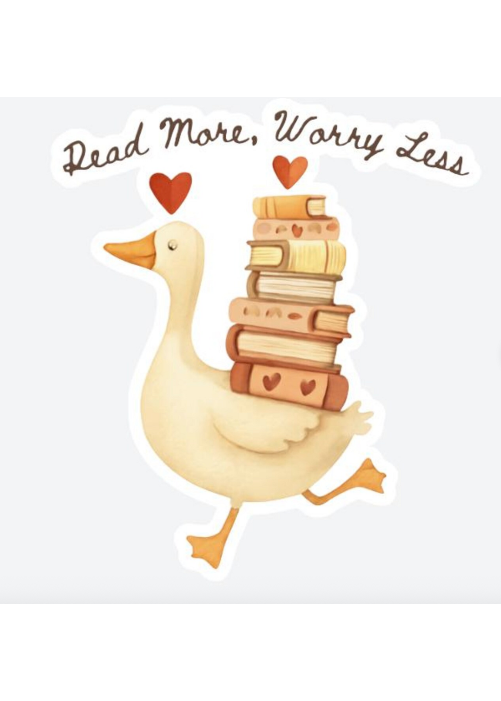 Celestial North Studio Read More Worry Less Sticker