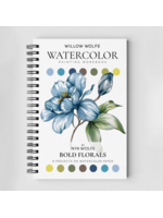 Willow Wolfe Bold Flowers Watercolour Workbook