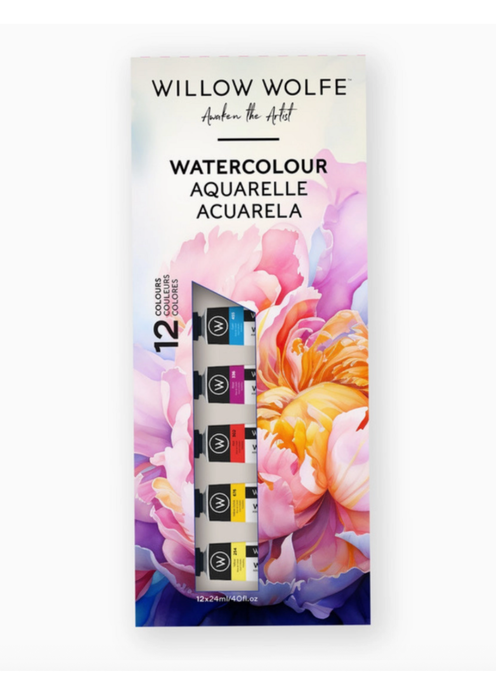 Willow Wolfe Essentials Watercolour 12 Set