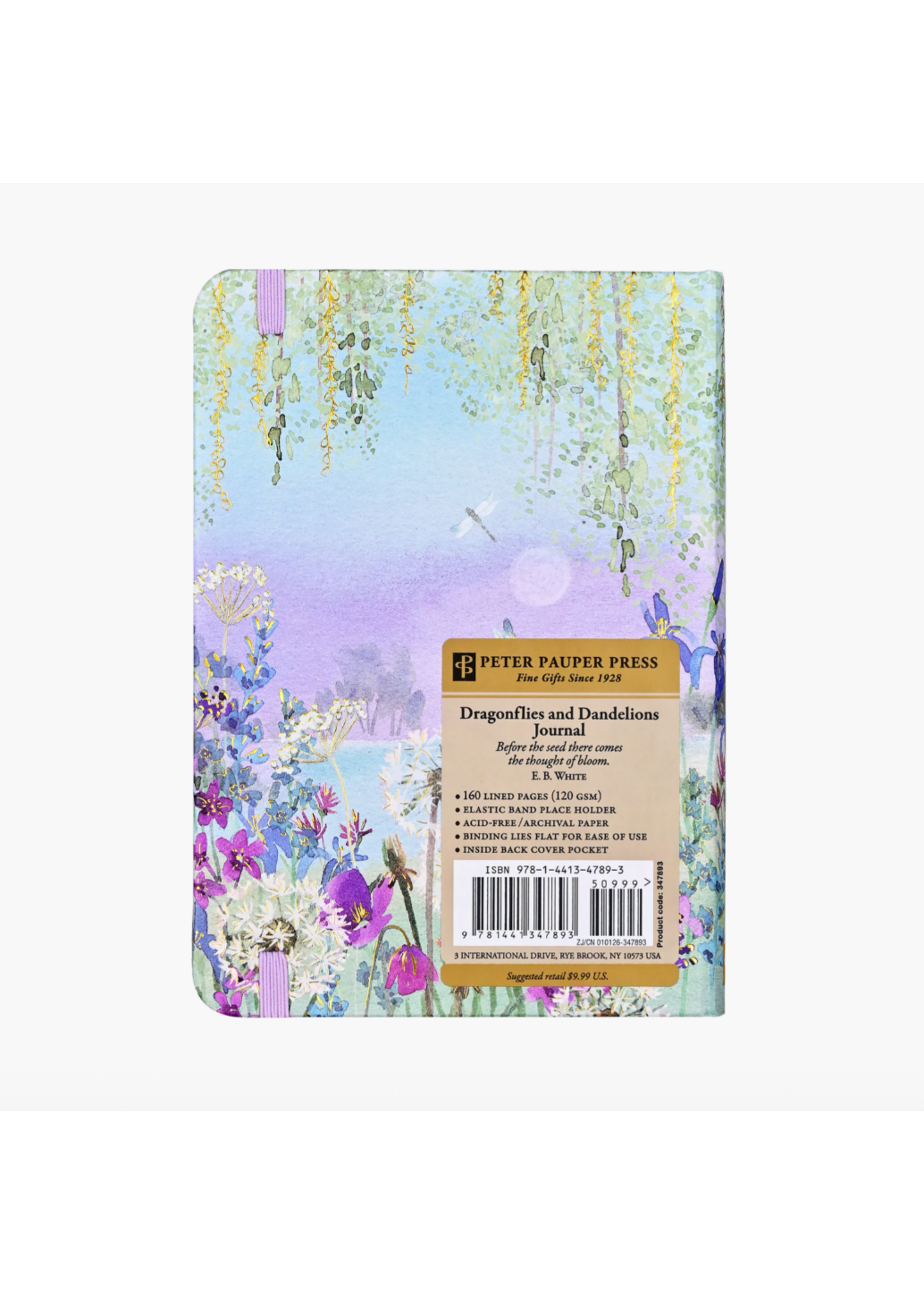 Peter Pauper Press Dragonflies and Dandelions Journal