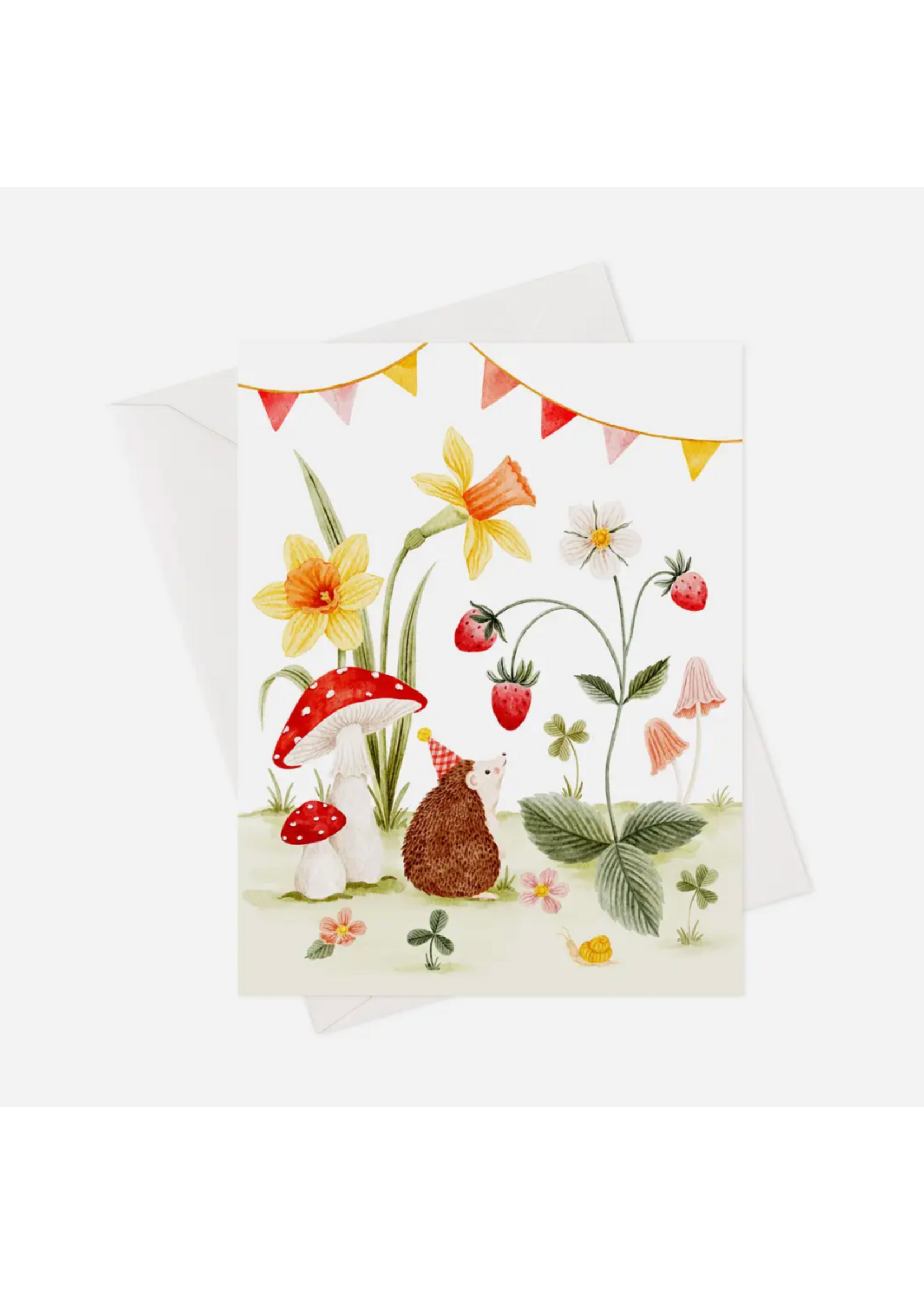 Marie-Lise Illustration Bonne Fete Herisson Hedgehog