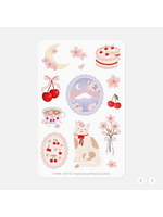 Marie-Lise Illustration Sakuras Sticker Sheet