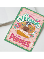 To and From Gift Co. Sweeter Basket of Puppies