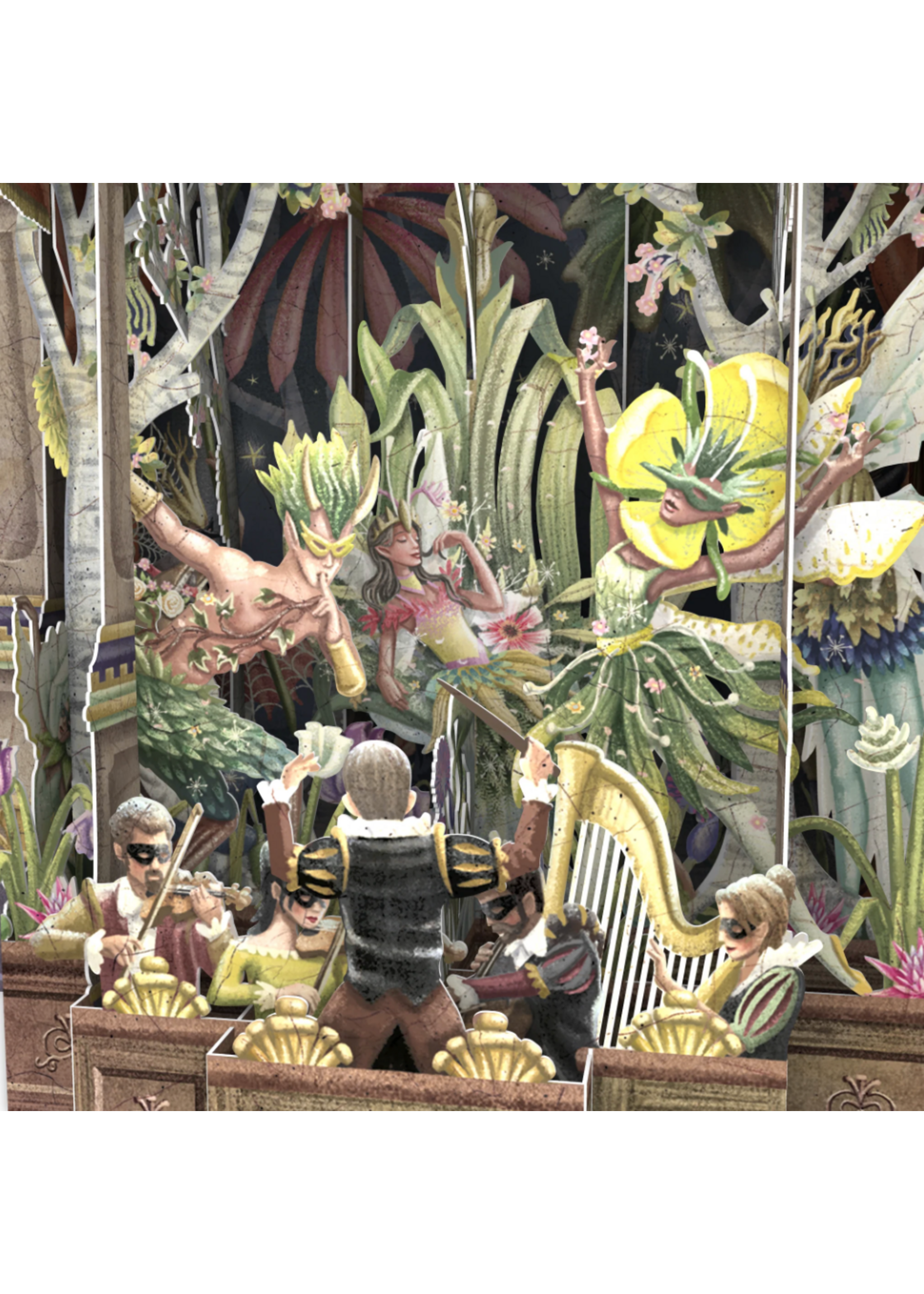Paper D'Art 3D Pop Up Card Midsummer Night's Dream