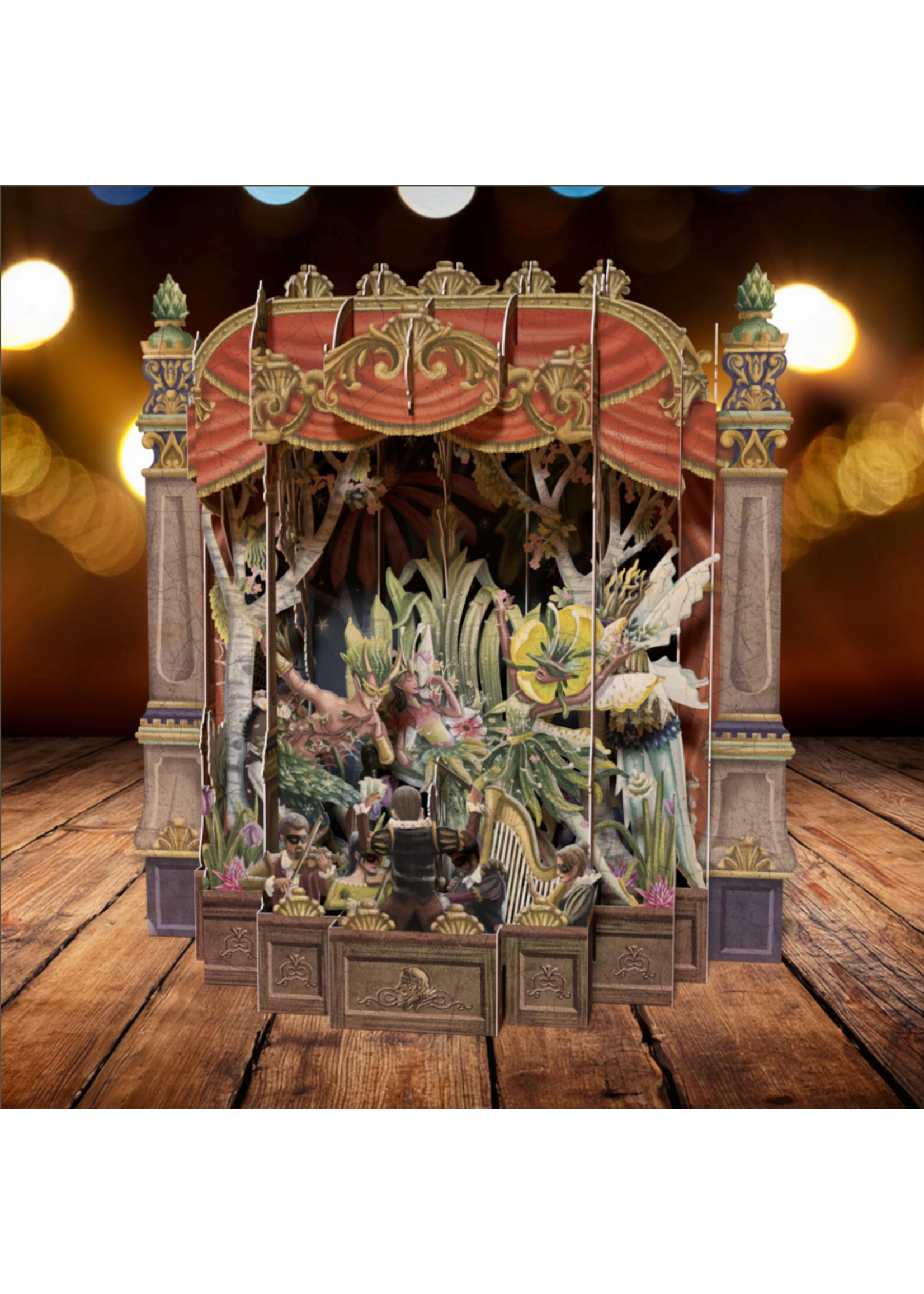Paper D'Art 3D Pop Up Card Midsummer Night's Dream