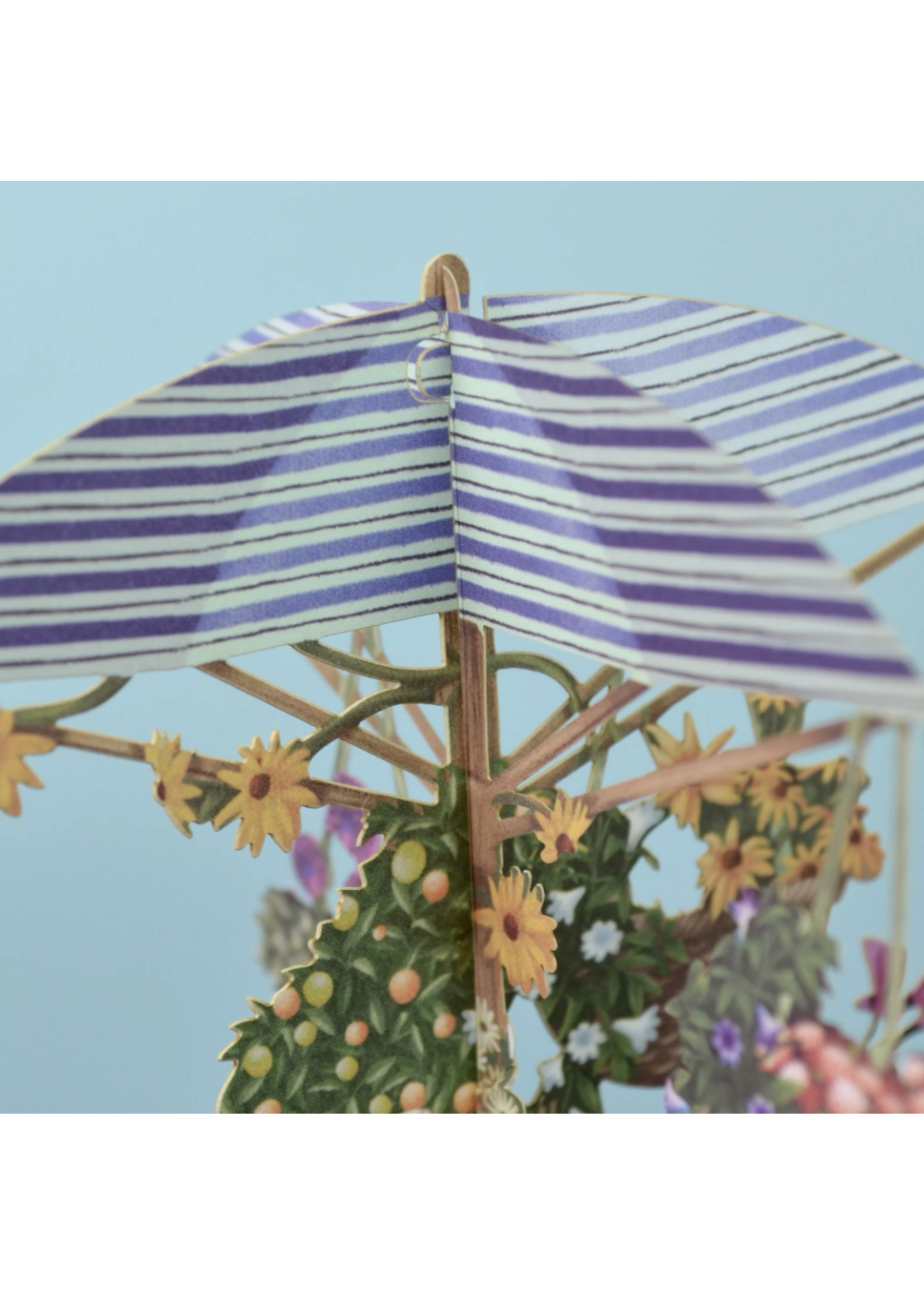 Paper D'Art 3D Pop Up Card Flower Seller's Bicycle