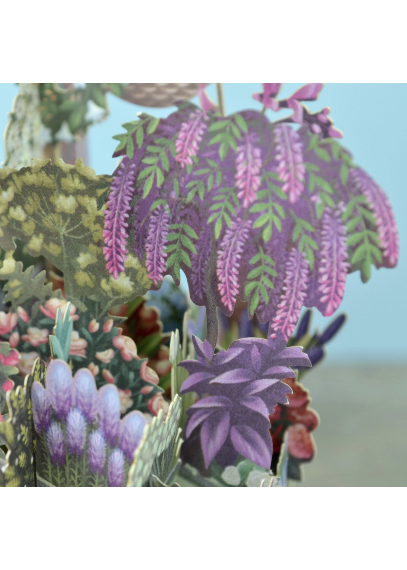 Paper D'Art 3D Pop Up Card Flower Seller's Bicycle