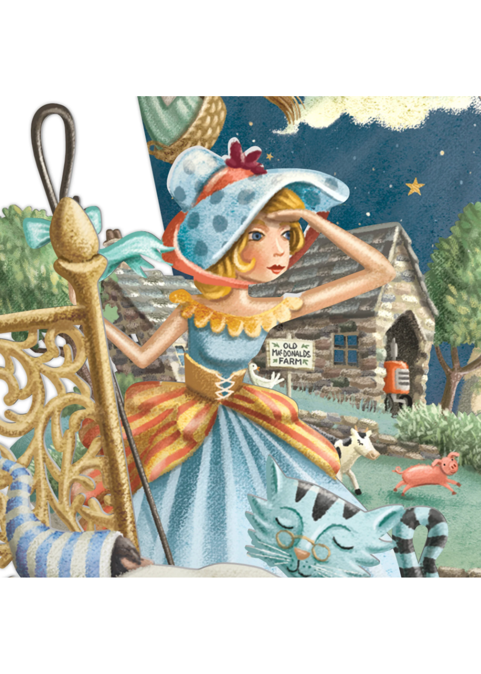 Paper D'Art 3D Pop Up Card Nursery Rhymes