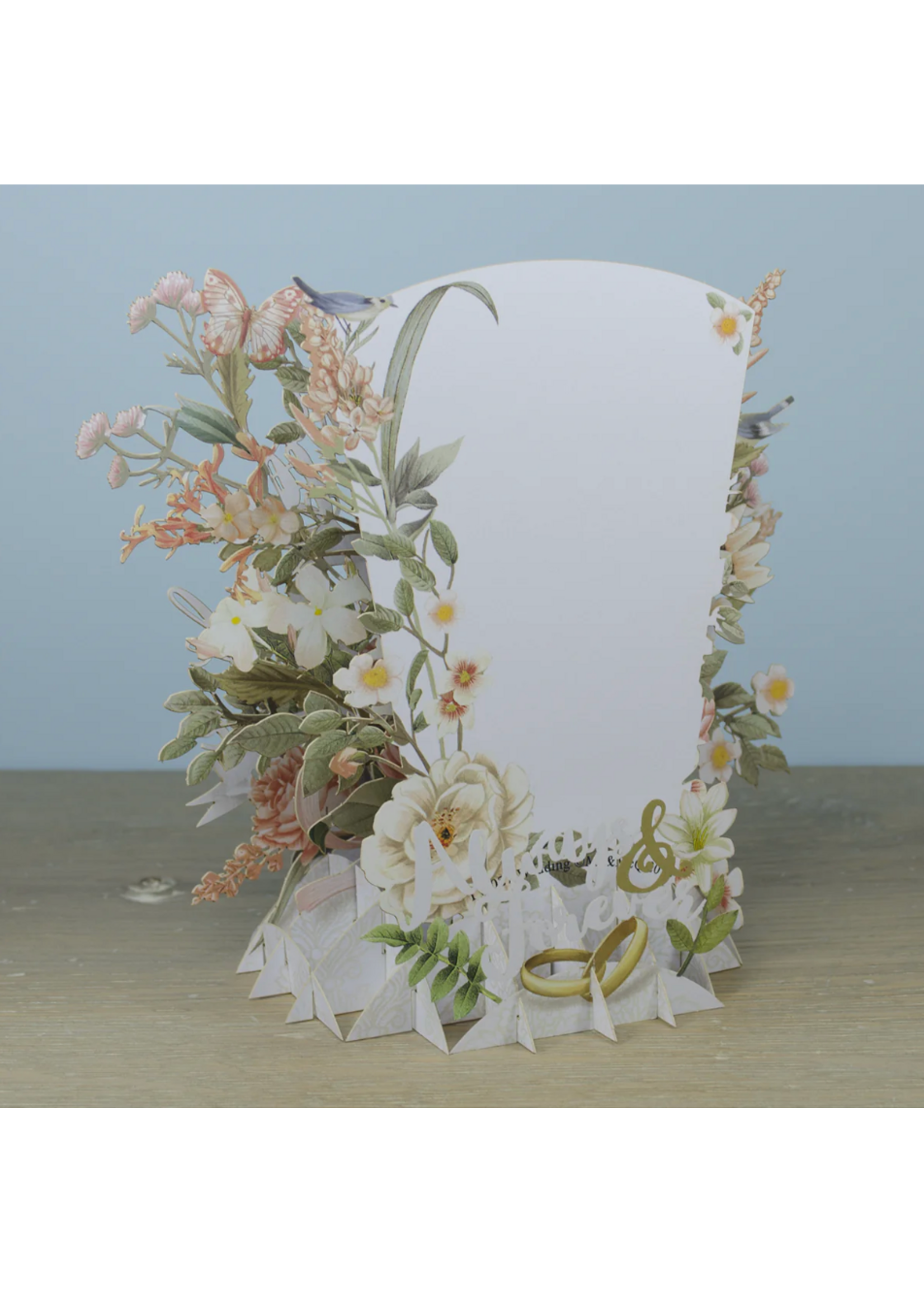 Paper D'Art 3D Pop Up Card  On Your Wedding Day
