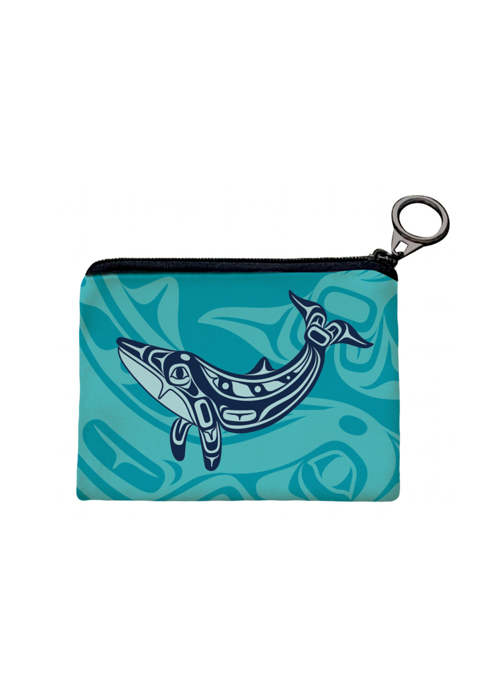 Native Northwest Coin Purse Humpback Whale by Gordon White