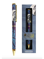 Native Northwest Premium Ballpoint Pen Raven Moon by Allan Weir