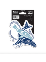 Native Northwest Humpback Whales by Joel Paul Sticker