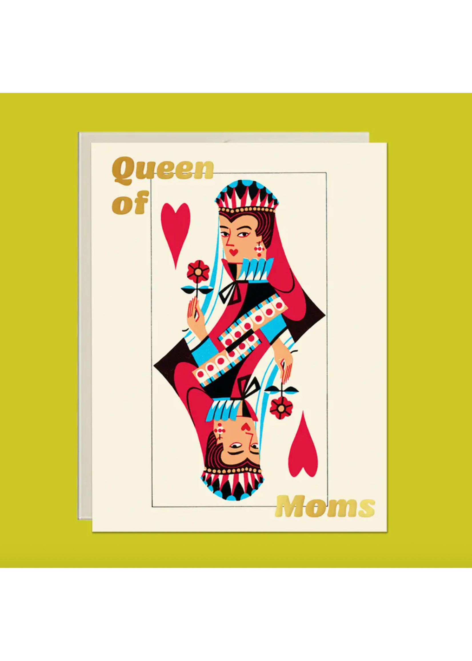 Lucky Goods Paper Queen of Moms Playing Card