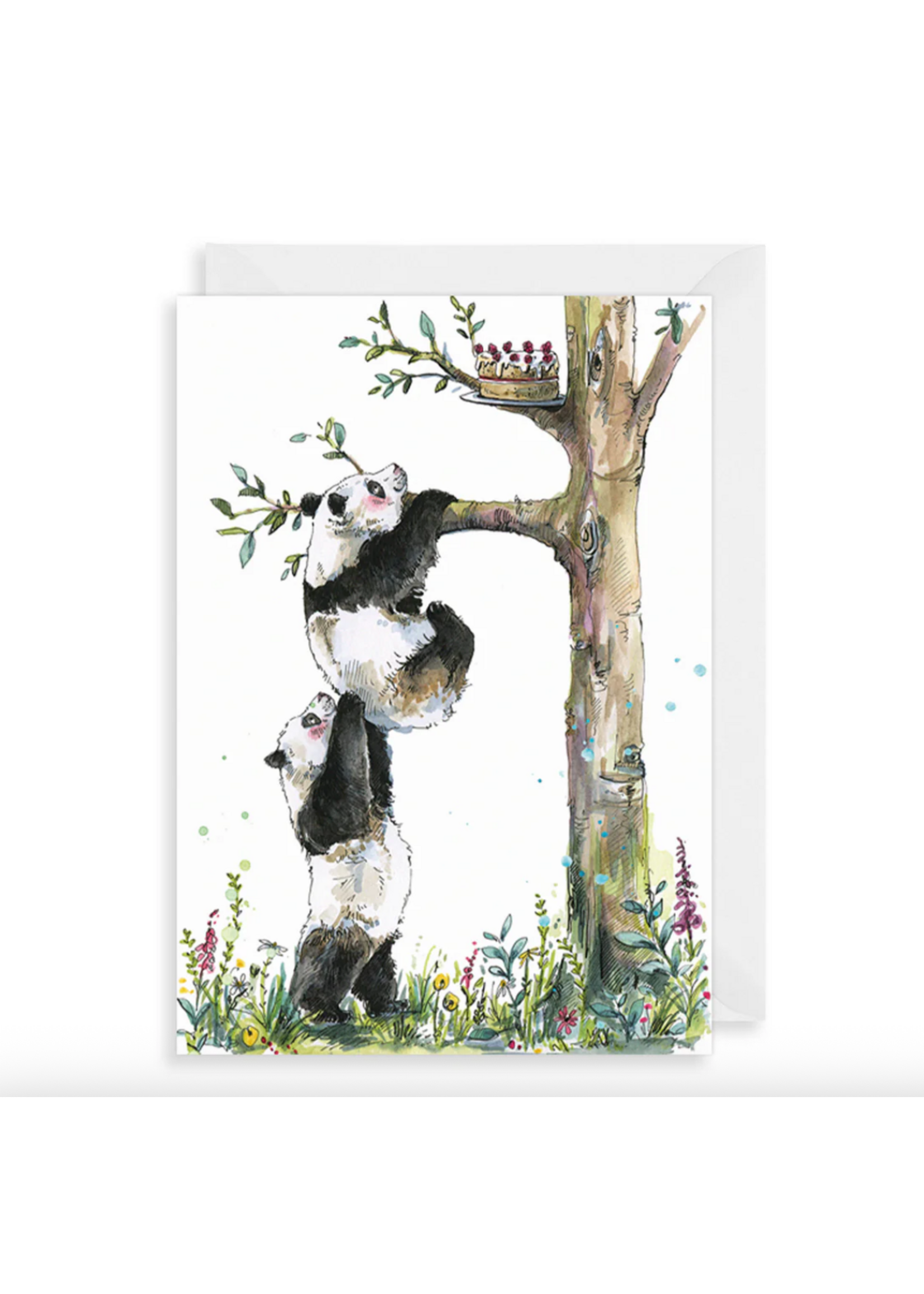 The Art File Pandas Climbing