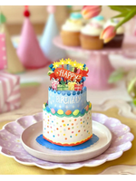 Fresh Cut Paper Confetti Birthday Cake Mini Pop Up