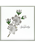Paper Poetry White Flowers With Sympathy