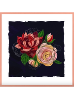 Paper Poetry Painted Roses