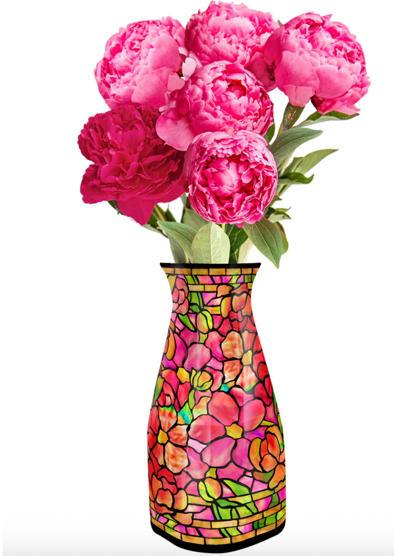 Modgy Louis C Tiffany Pink Peony Vase