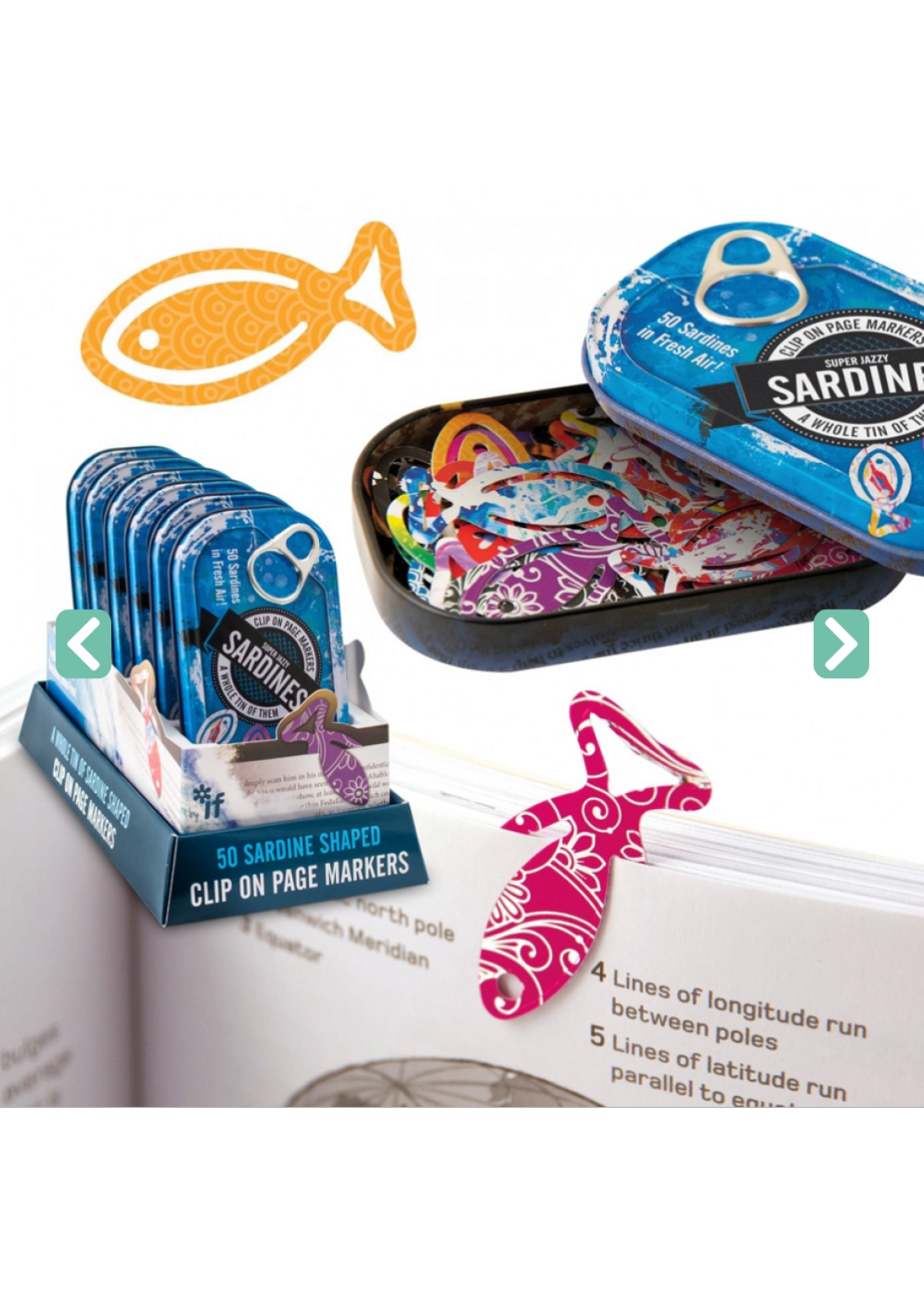 If Tin of Sardines Page Bookmarks