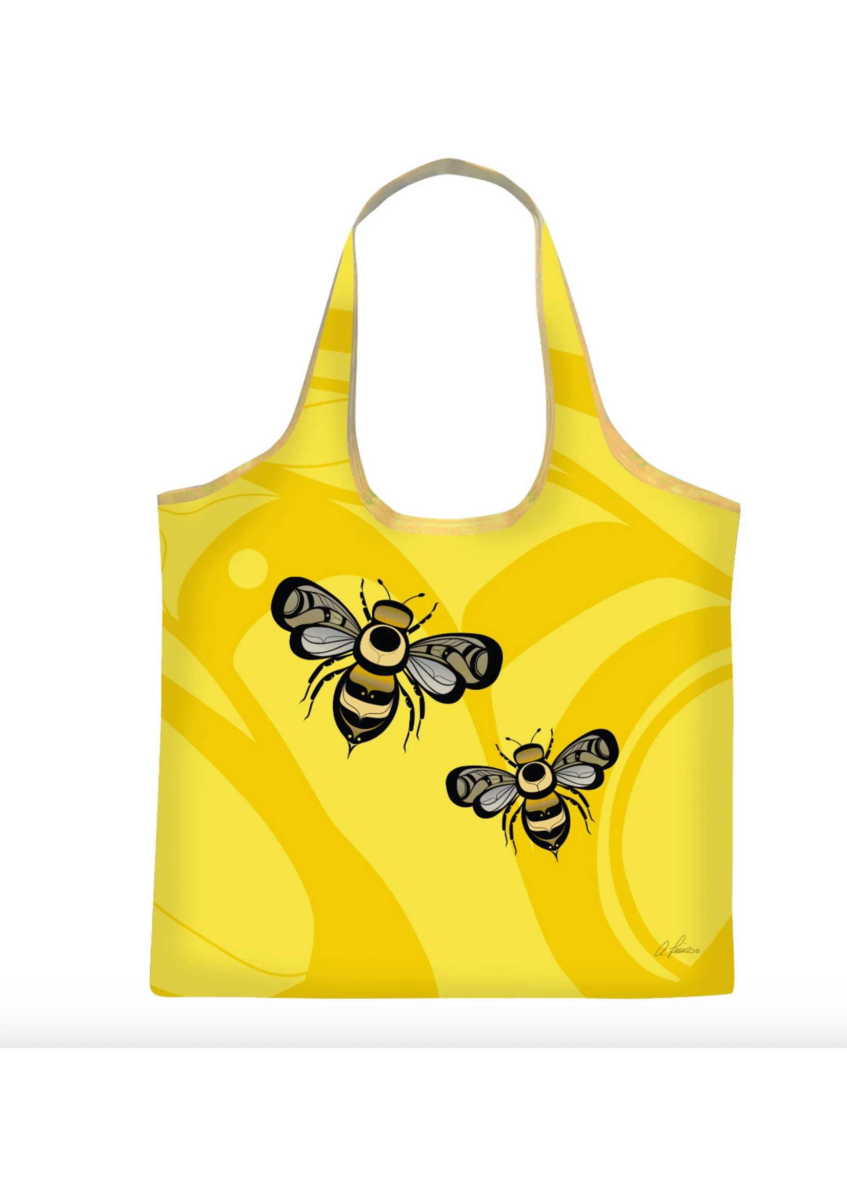 Oscardo Adam Lewis Thank You Bee Foldable Shopping Bag