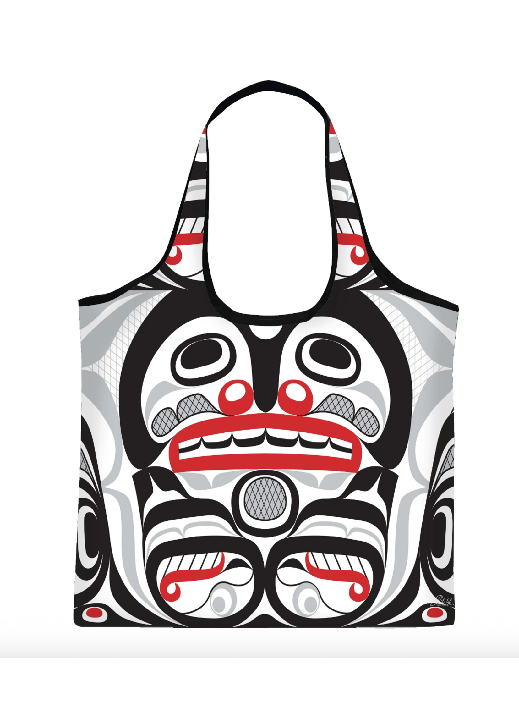 Oscardo Curtis Lewis Killer Whale Foldable Shopping Bag