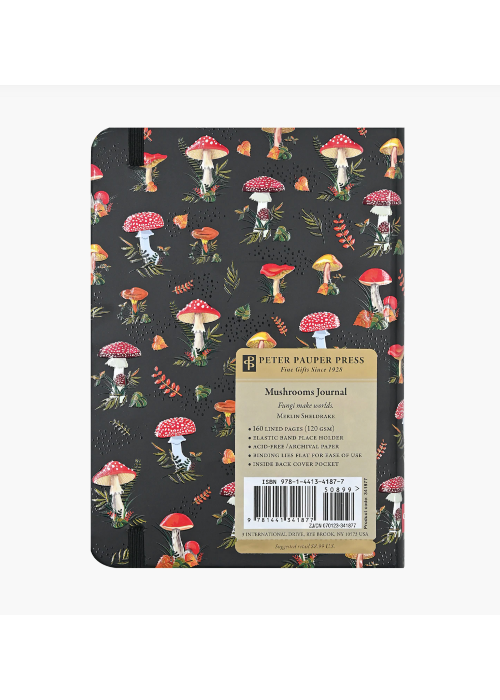 Peter Pauper Press Mushrooms Mid Journal