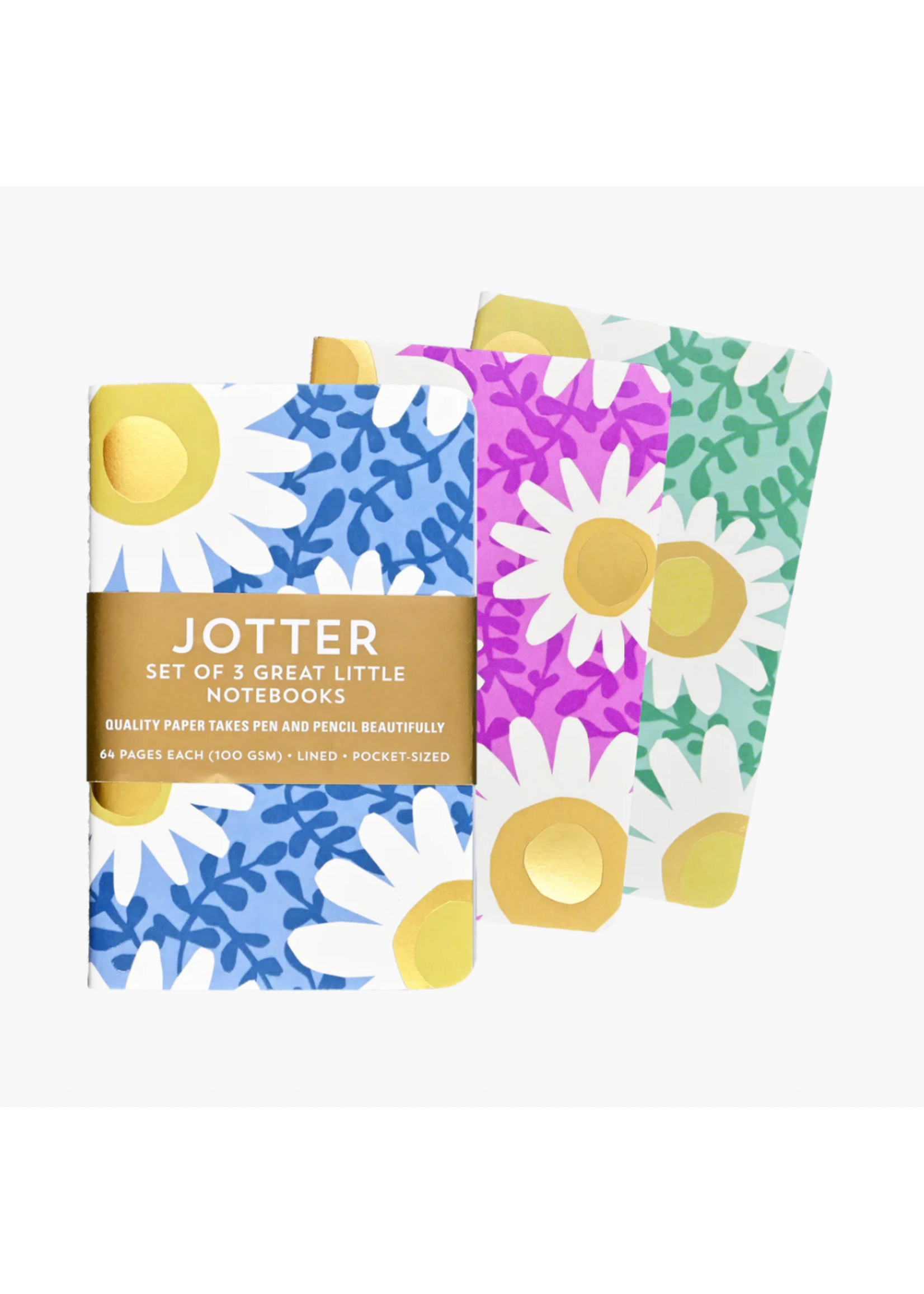 Peter Pauper Press Jotter Daisies Notebook (3-pack)