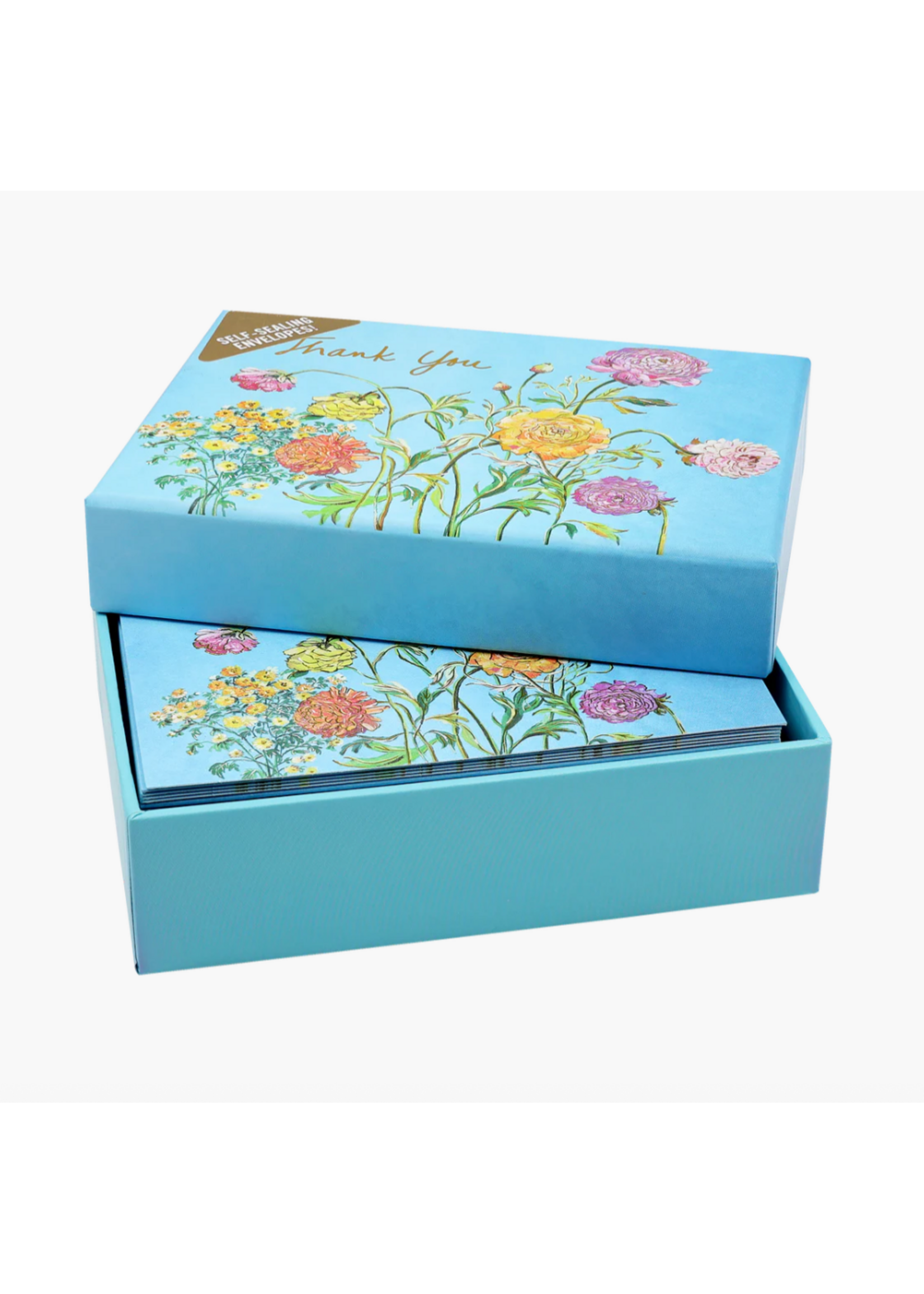 Peter Pauper Press Boxed Thank You Notes Garden Blooms