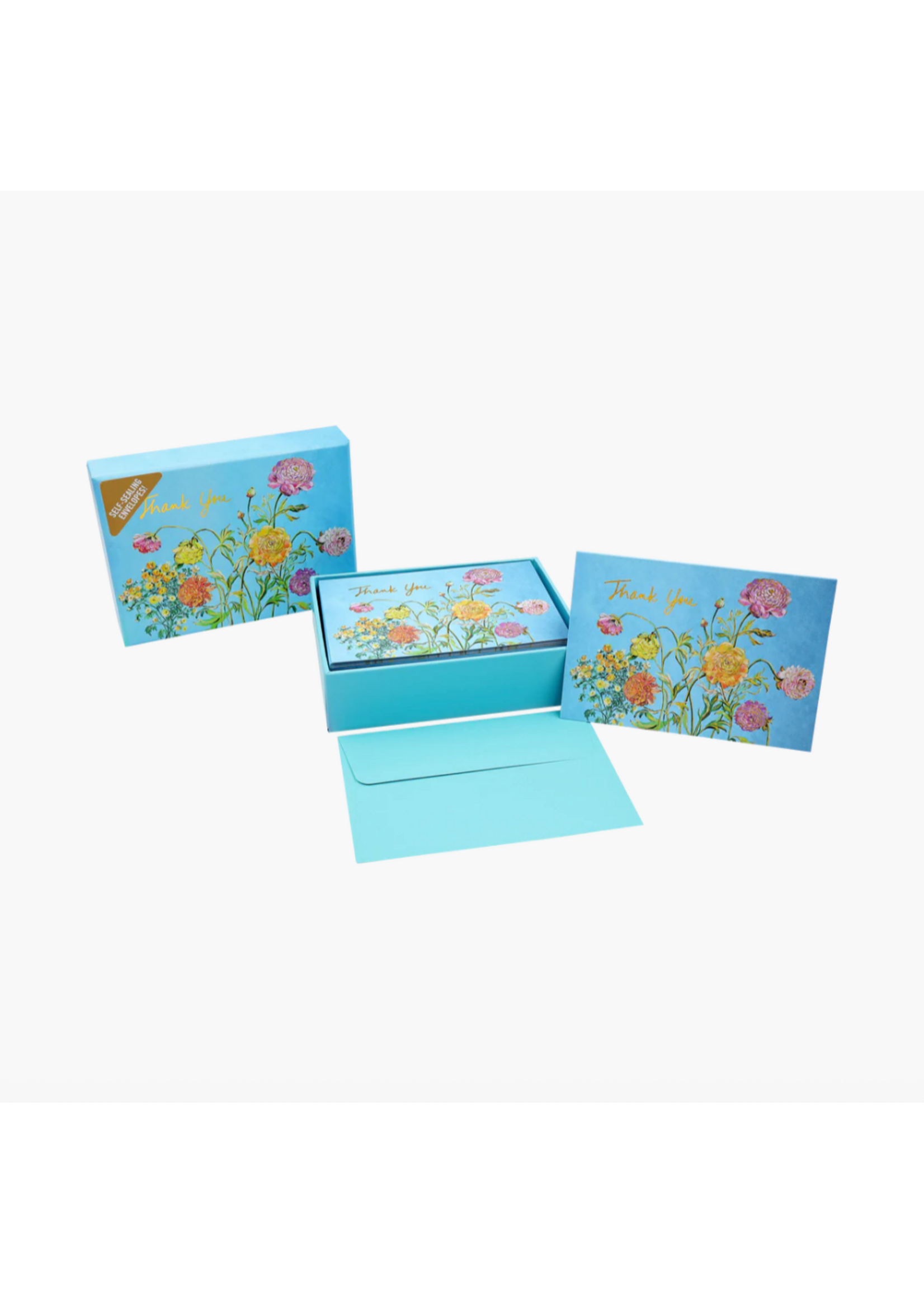 Peter Pauper Press Boxed Thank You Notes Garden Blooms