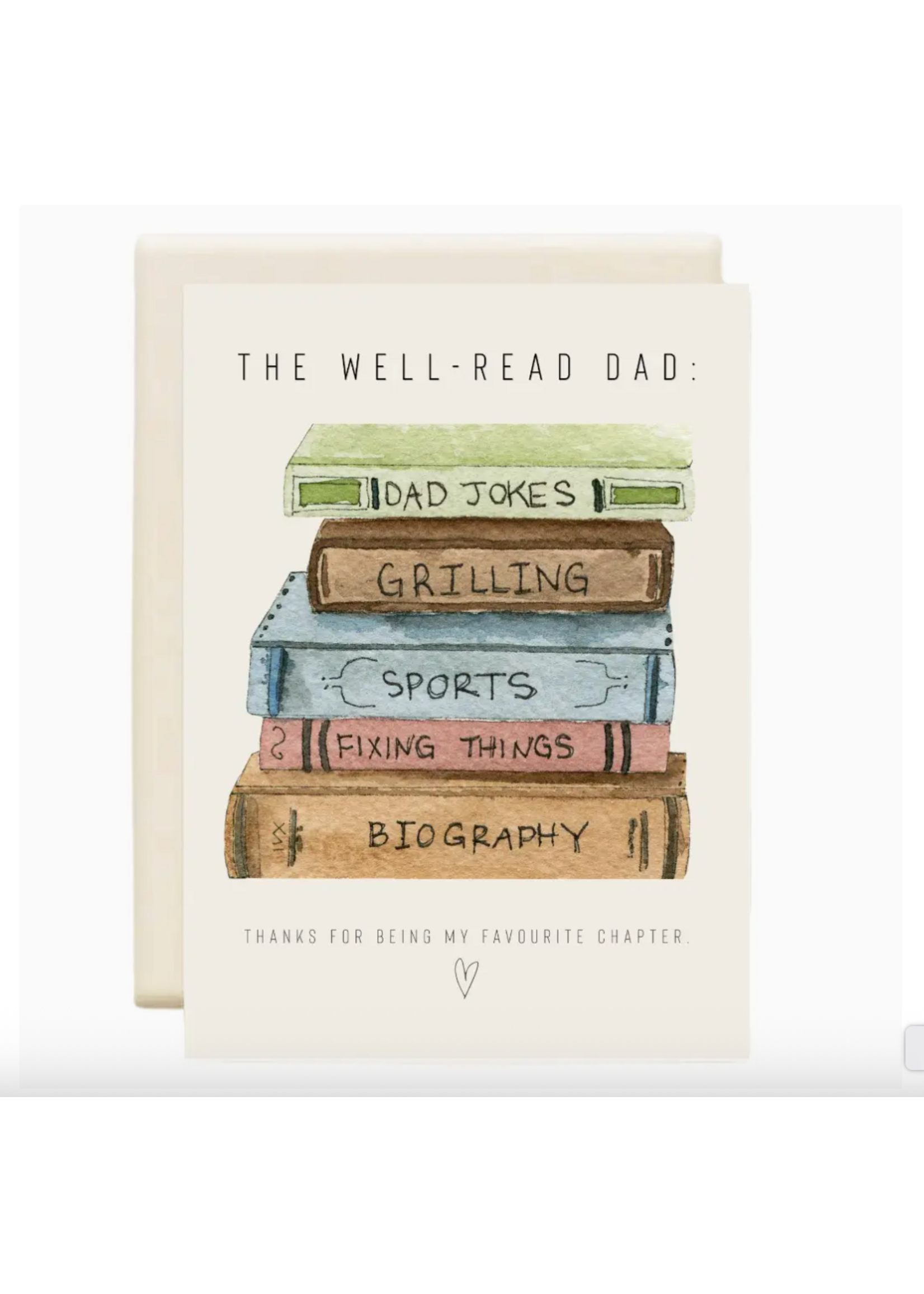 Inkwell Cards Well Read Father's Day