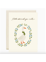 Inkwell Cards A Little Note to Wish You Well Goose
