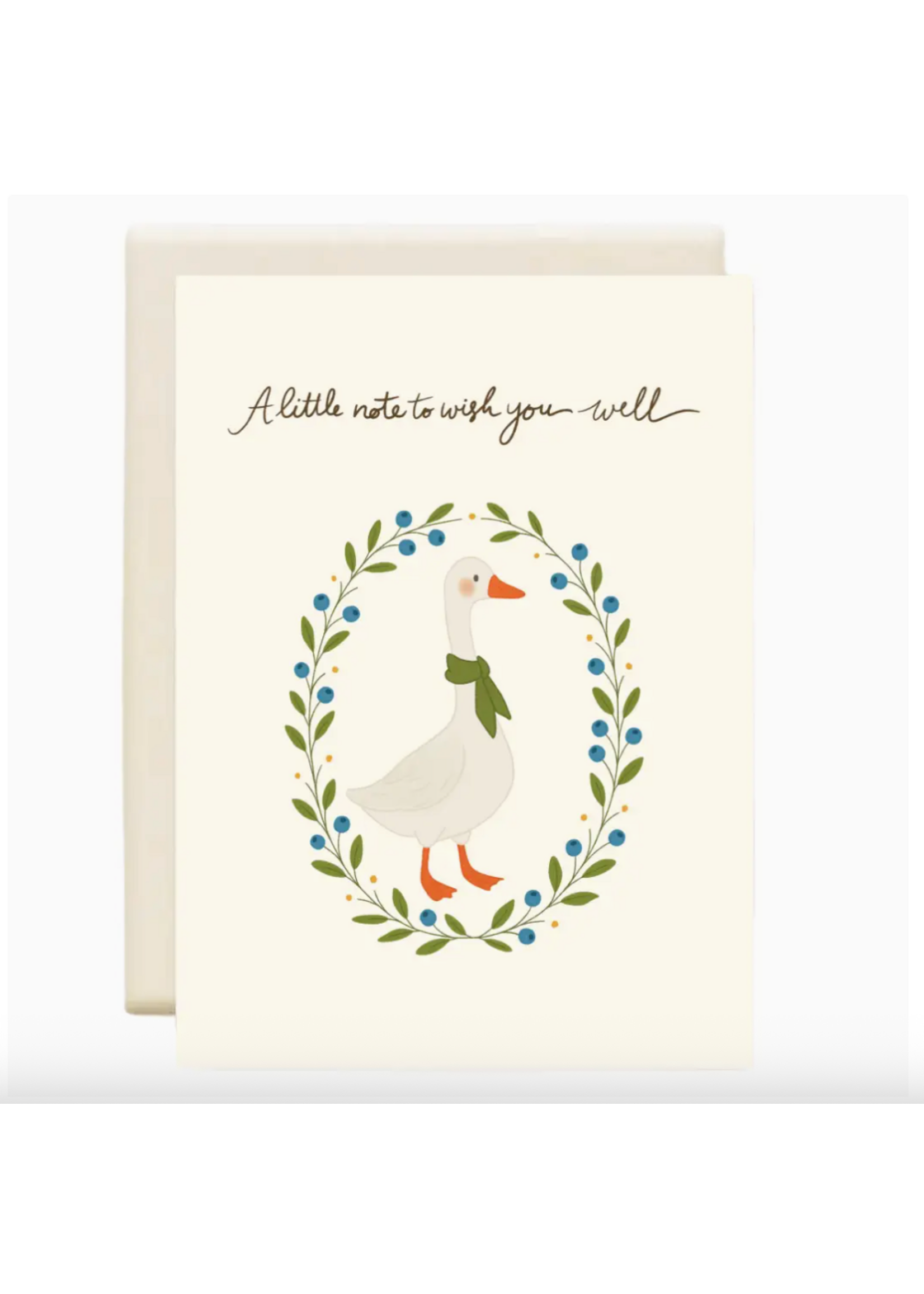 Inkwell Cards A Little Note to Wish You Well Goose
