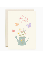 Inkwell Cards Be Kind to Yourself Watering Can
