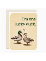 Inkwell Cards One Lucky Duck