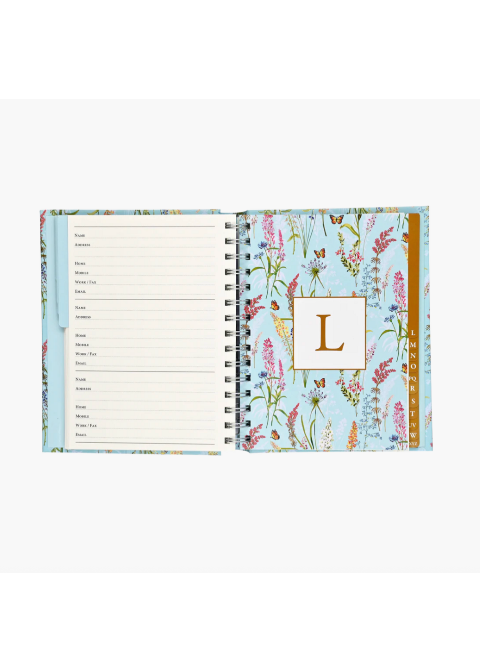 Peter Pauper Press Blooms and Butterflies Address Book