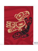 Native Northwest Thunderbird and Orca by Corey Bulpitt