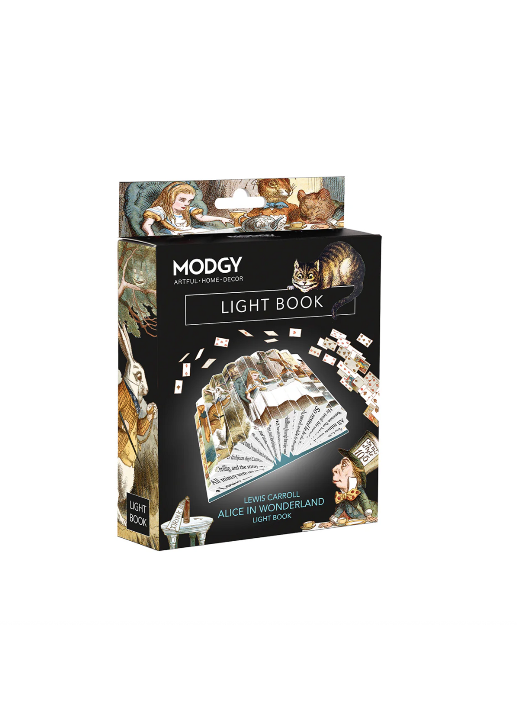Modgy Light Book Alice in Wonderland