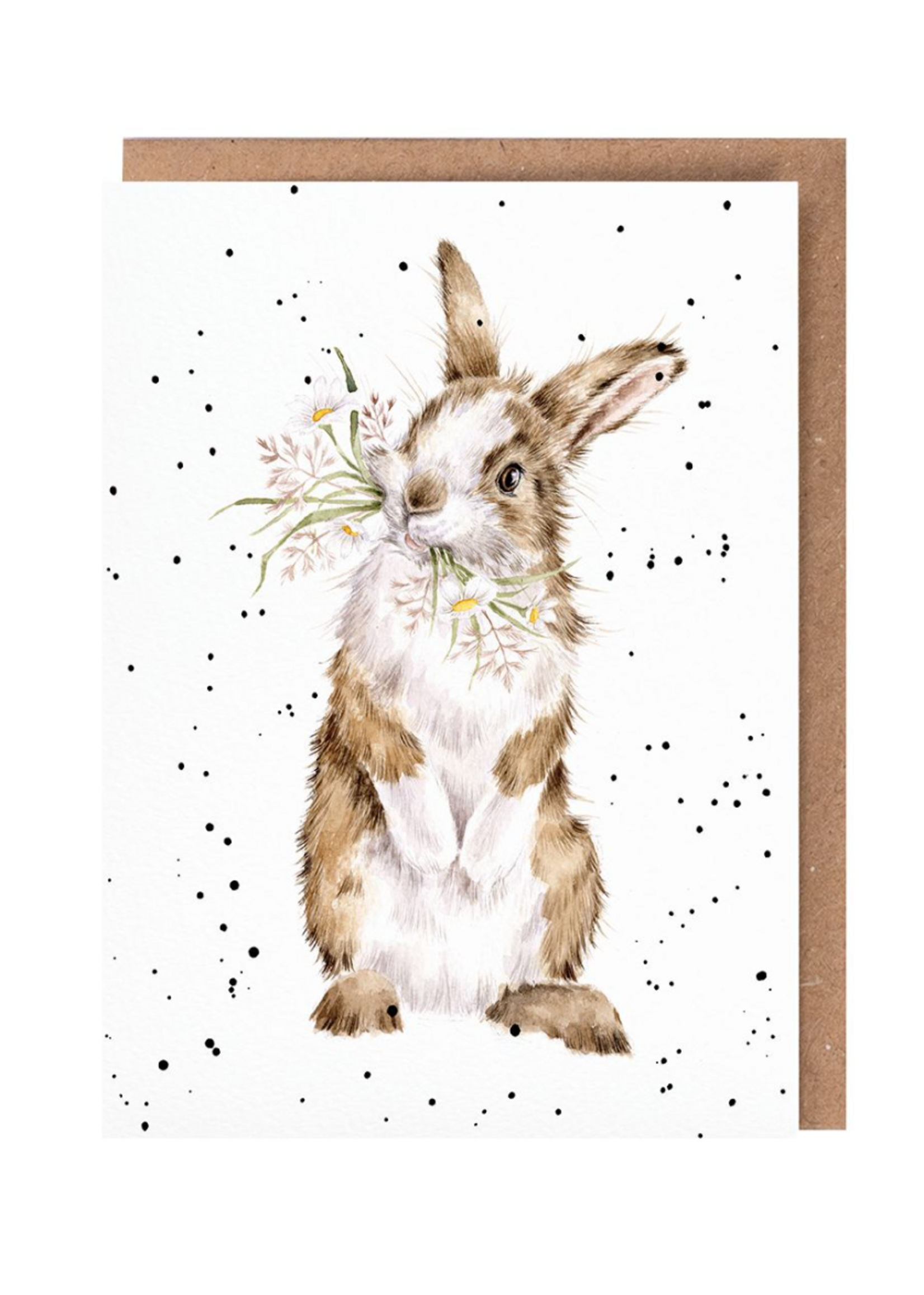 Wrendale Designs All Ears Bunny Greeting Card