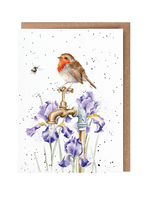 Wrendale Designs The Gardener's Guest Bird Greeting Card