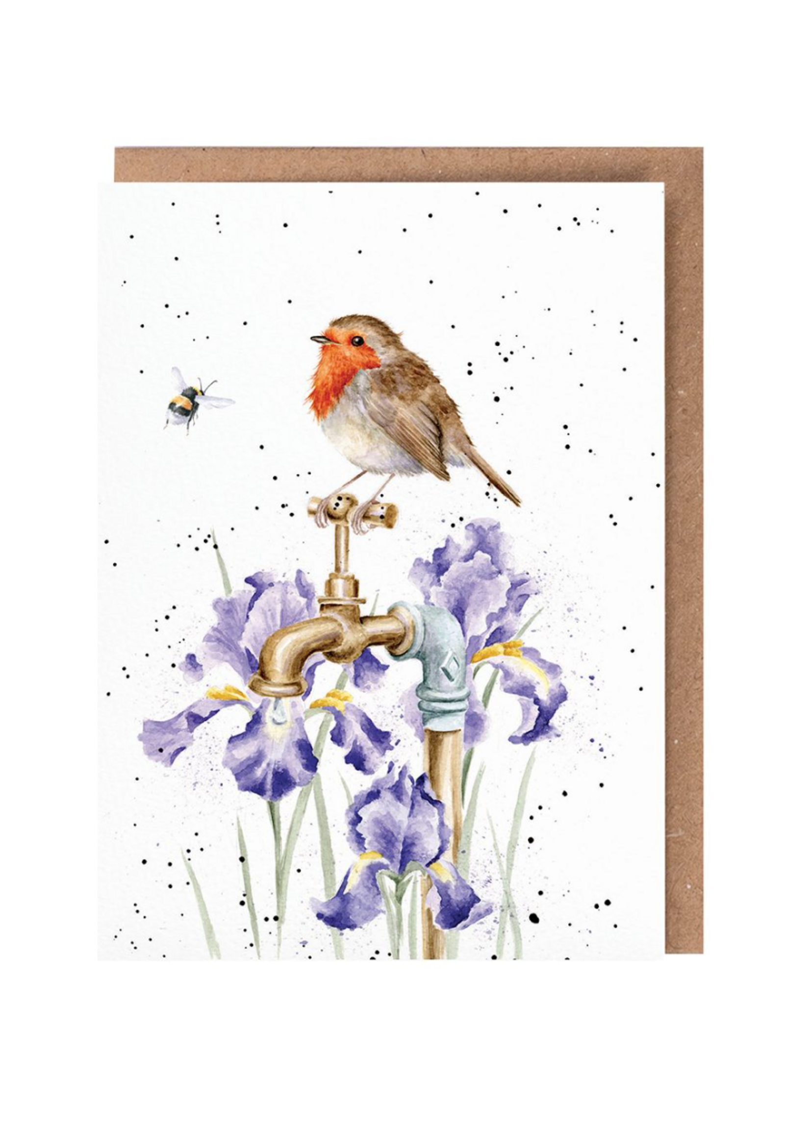 Wrendale Designs The Gardener's Guest Bird Greeting Card