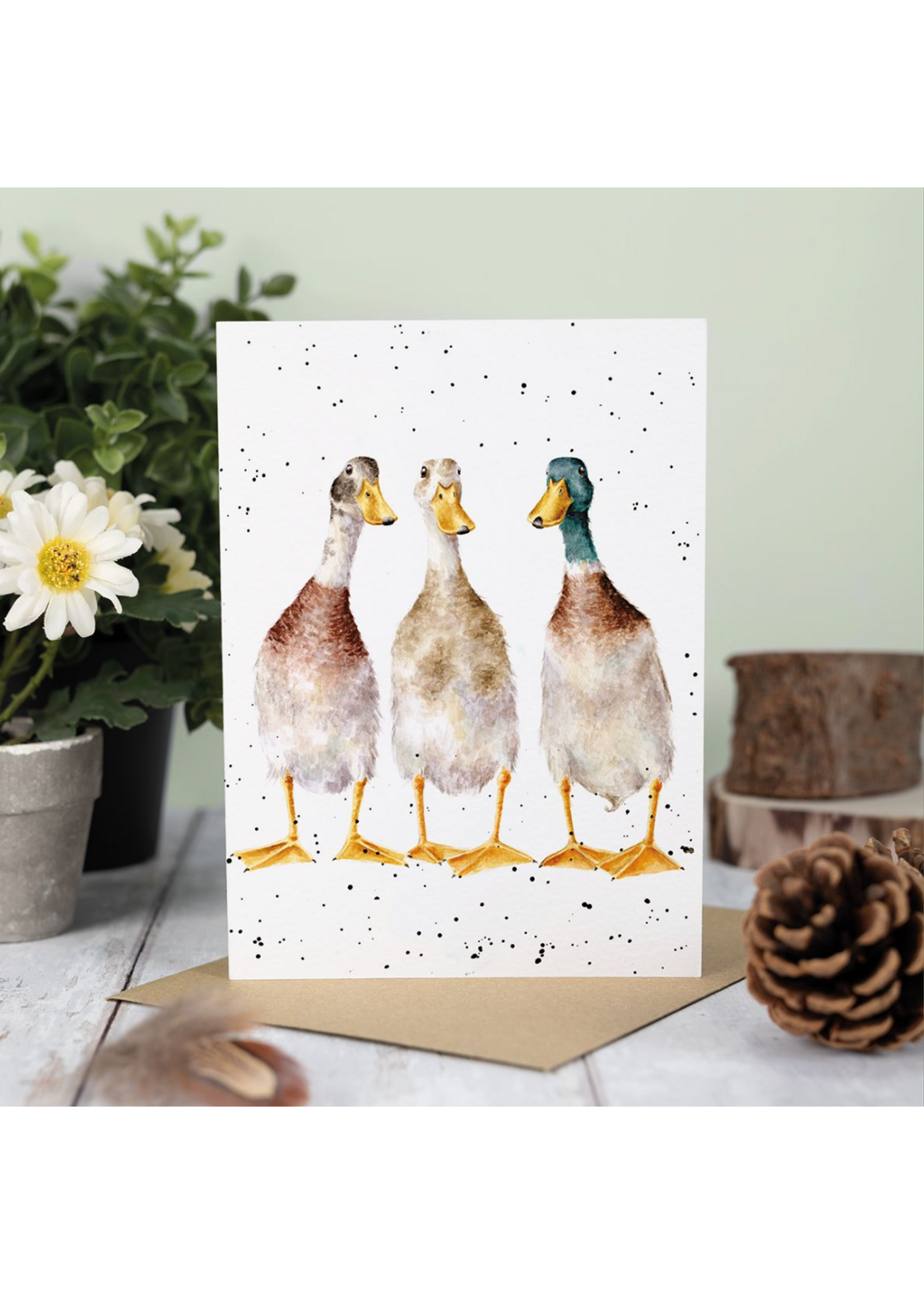 Wrendale Designs Tall Order Ducks Greeting Card